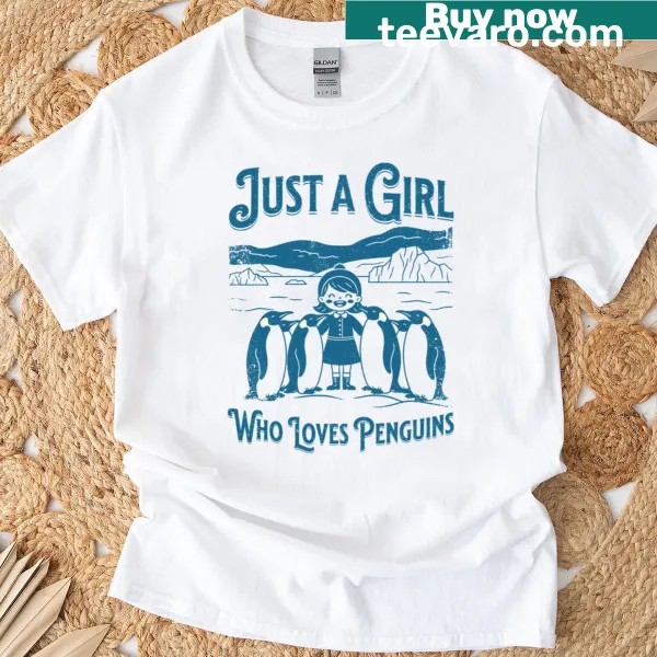 Cute penguin-themed shirt for kids with playful text