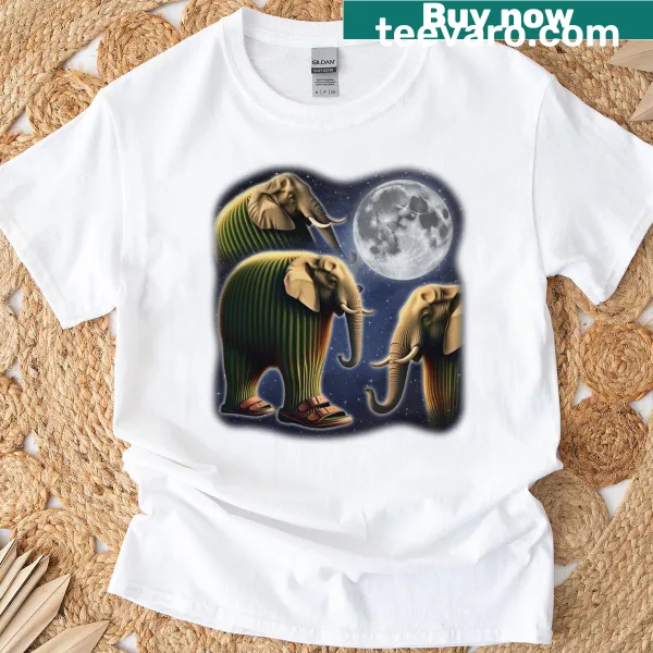T-shirt featuring Lirili Larila meme text with an edgy design