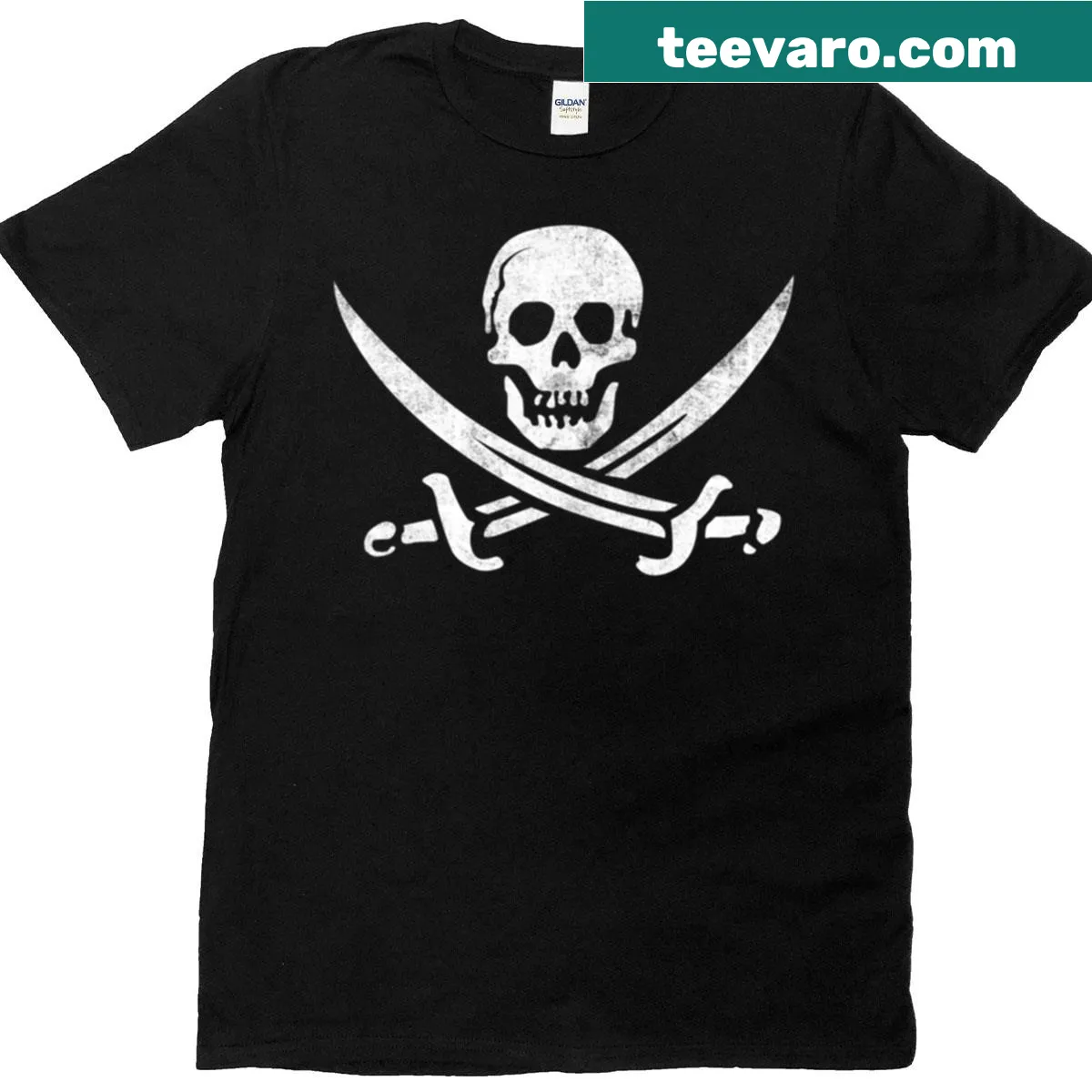 Funny Thanksgiving shirt with the text 'Party Like A Pilgrim' — on a men's t-shirt