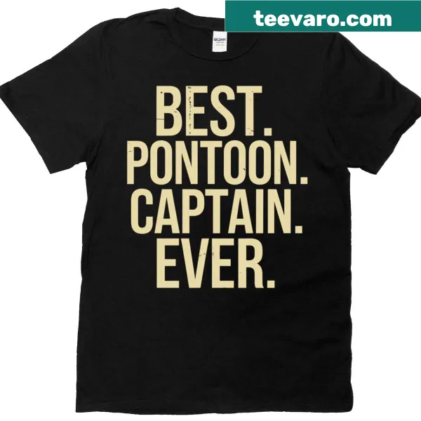 Pontoon Captain t-shirt featuring a charming boating design