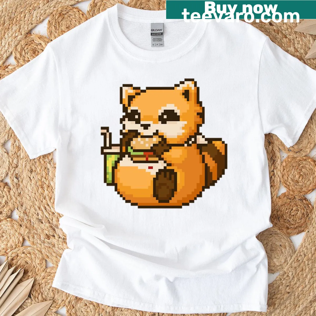 Pixel art design from Project Zomboid on a t-shirt — on a men's t-shirt