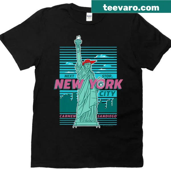 T-shirt featuring a red hat and trench coat, inspired by classic detectives