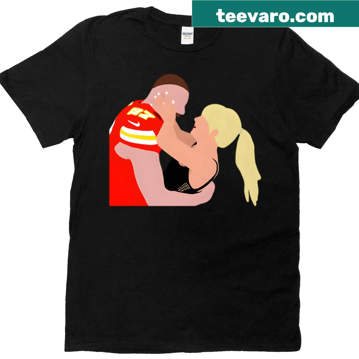 Celebratory shirt featuring Tayvis Super Bowl win graphic text — on a men's t-shirt