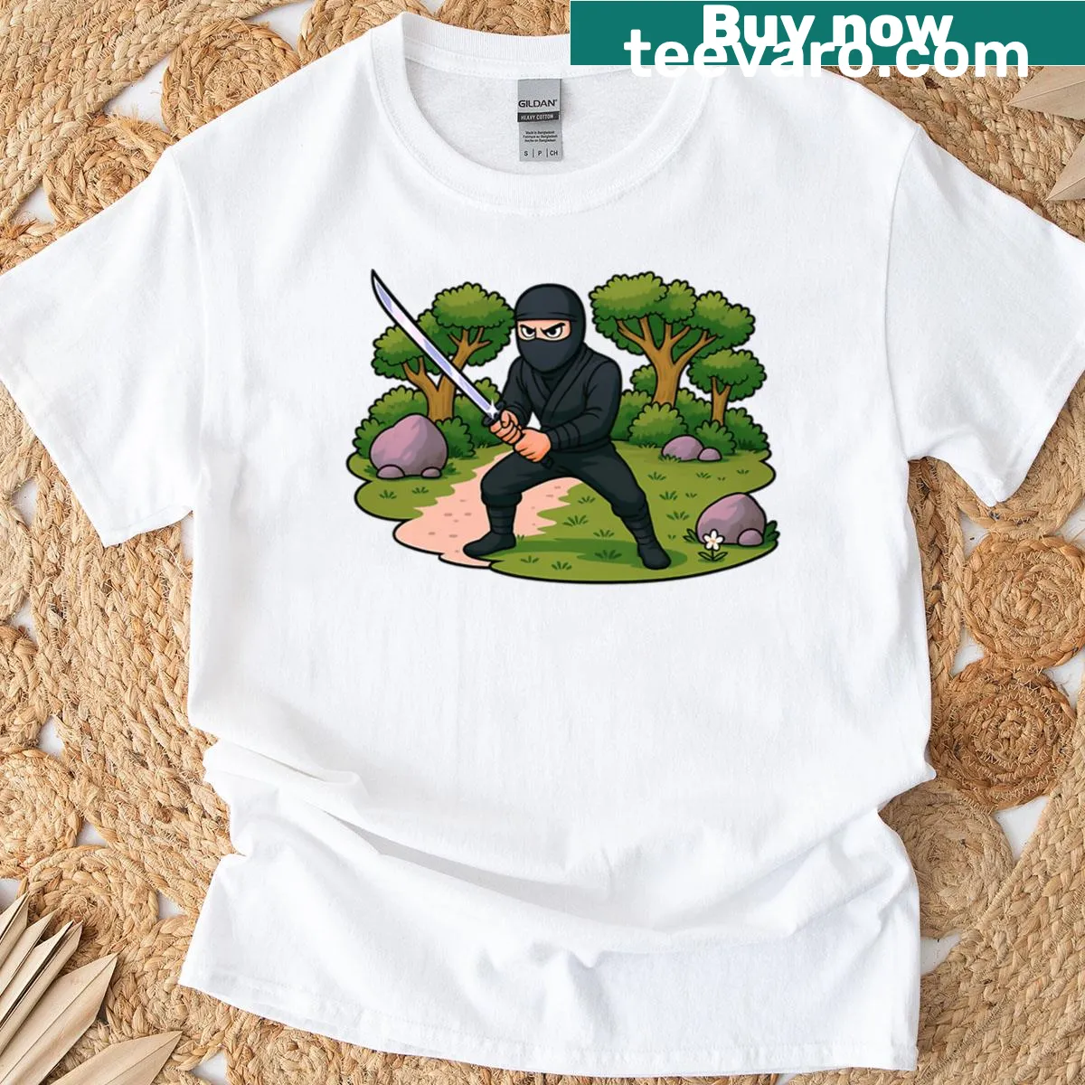 Retro T-shirt featuring artwork from The Adventures of Willy Beamish — on a men's t-shirt