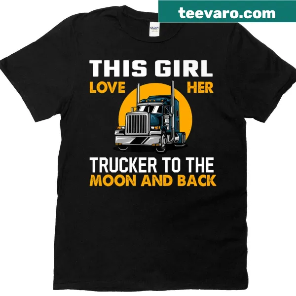 Sentimental trucker love graphic T-shirt