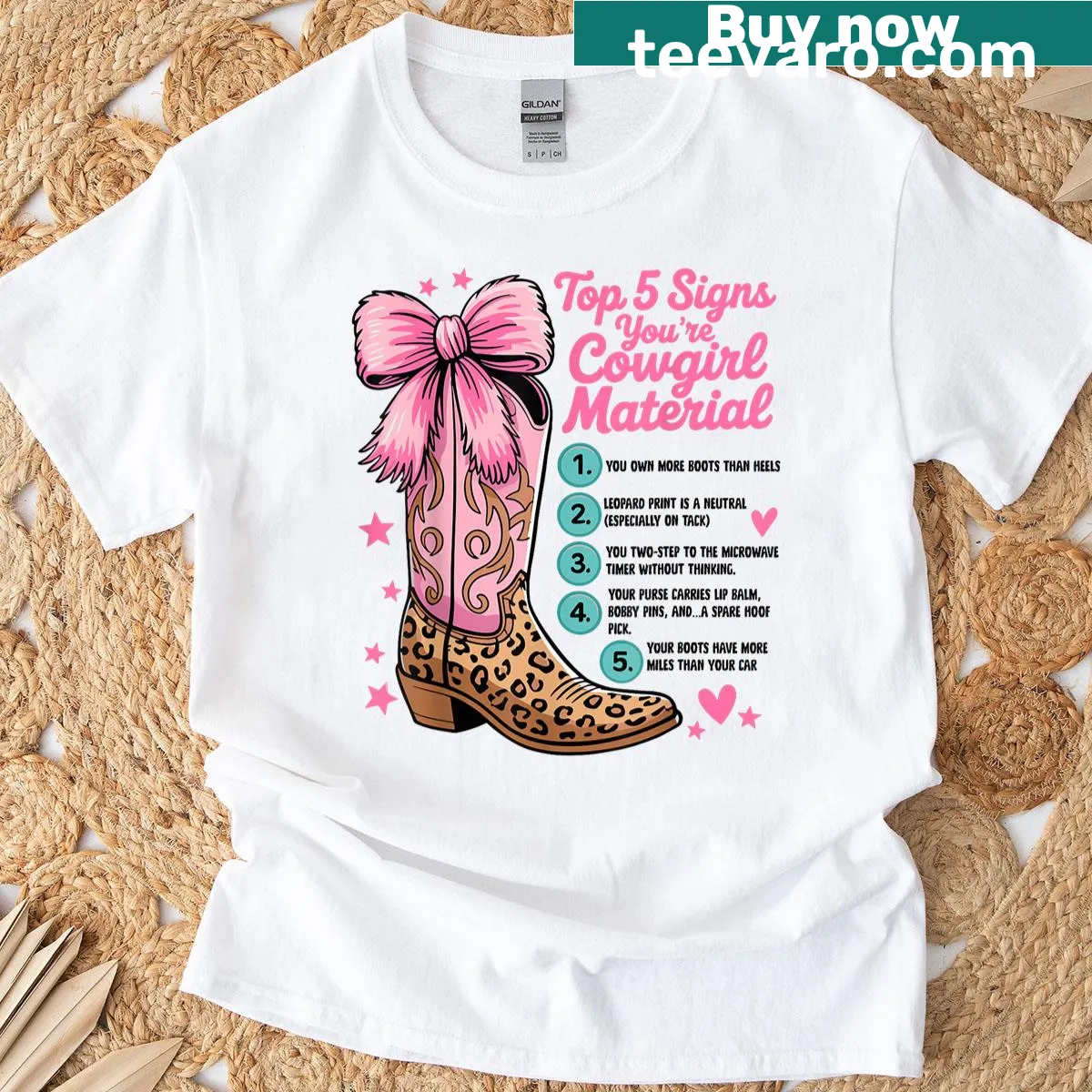 Funny cowgirl quote T-shirt for country girls — on a men's t-shirt