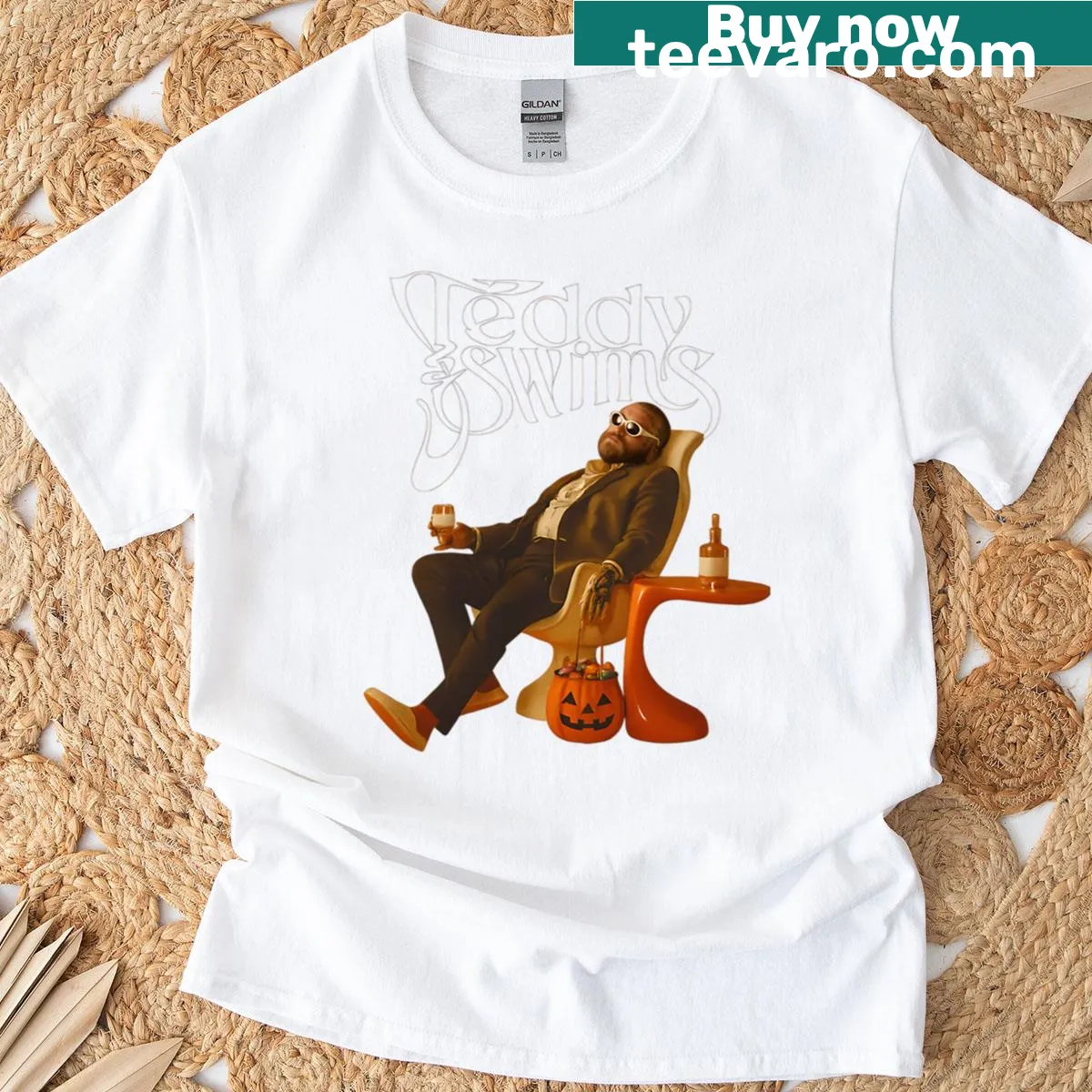 Retro T-shirt featuring The Last Ninja game artwork — on a men's t-shirt