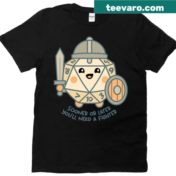 Bold typography design T-shirt with 'Twenty - Fighter' text