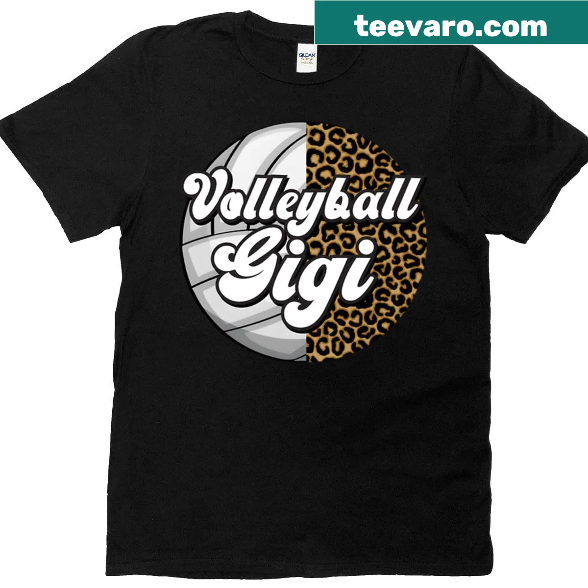 Vintage-style t-shirt for grandmas of volleyball players — on a men's t-shirt