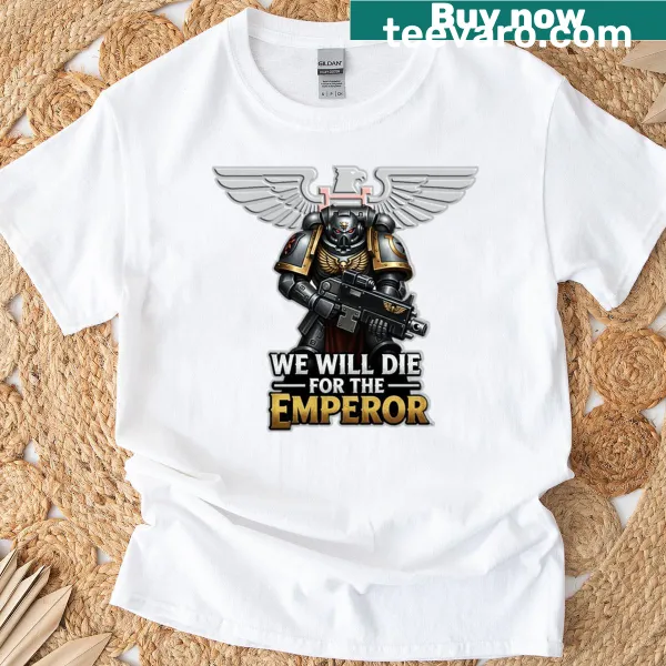 Warhammer 40k T-shirt featuring iconic game imagery