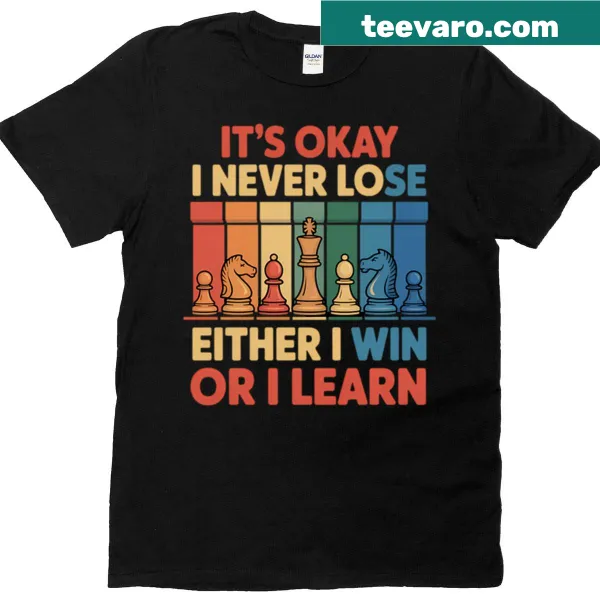 Inspirational chess-themed T-shirt for women