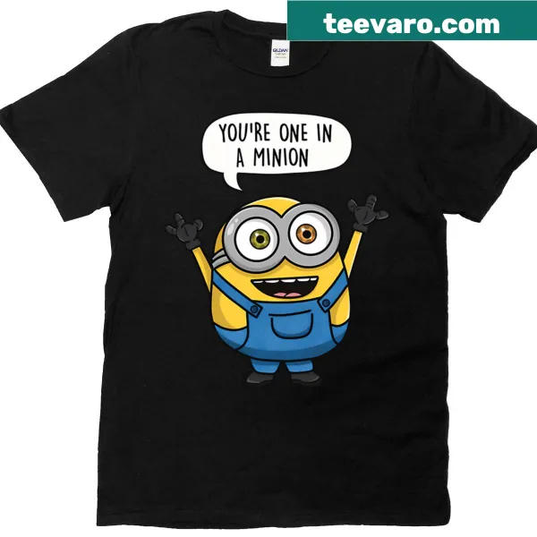 T-shirt featuring Bob the Minion with a fun pun about individuality