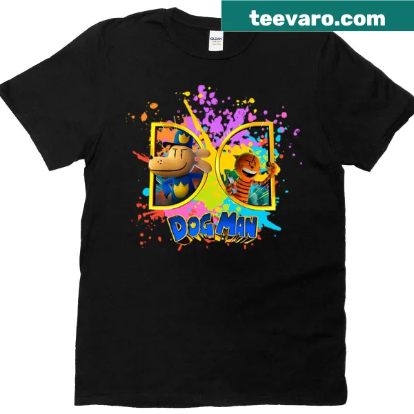 Playful T-shirt featuring an adventure-themed animation illustration