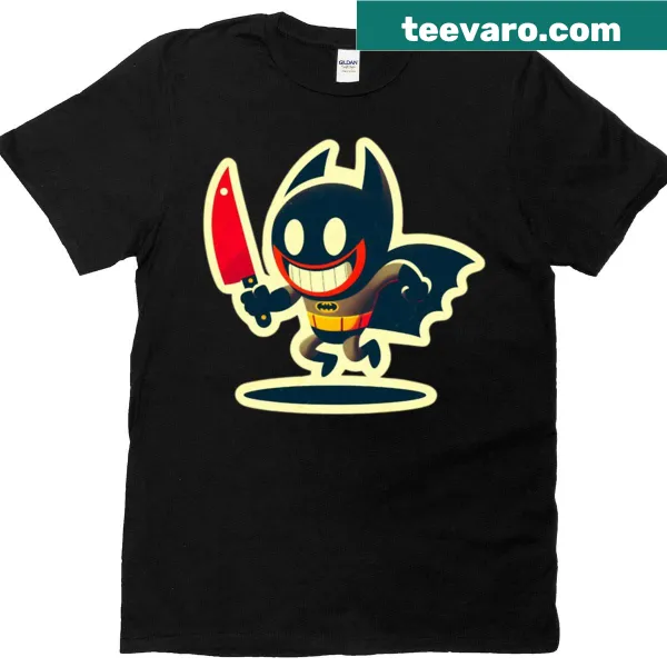Edgy T-shirt with 'Bat-shenanigans The Dark Knife Rises' text