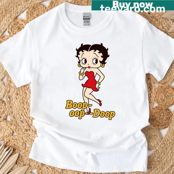 Playful Betty Boop T-shirt featuring her famous catchphrase