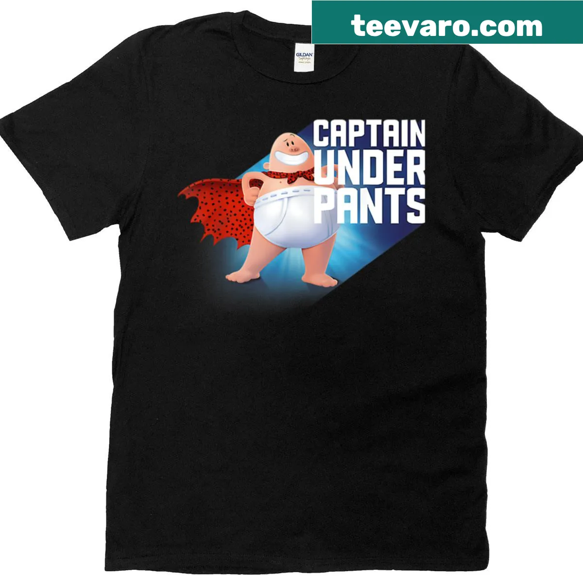Retro superhero T-shirt featuring cartoon comic strip heroes — on a men's t-shirt