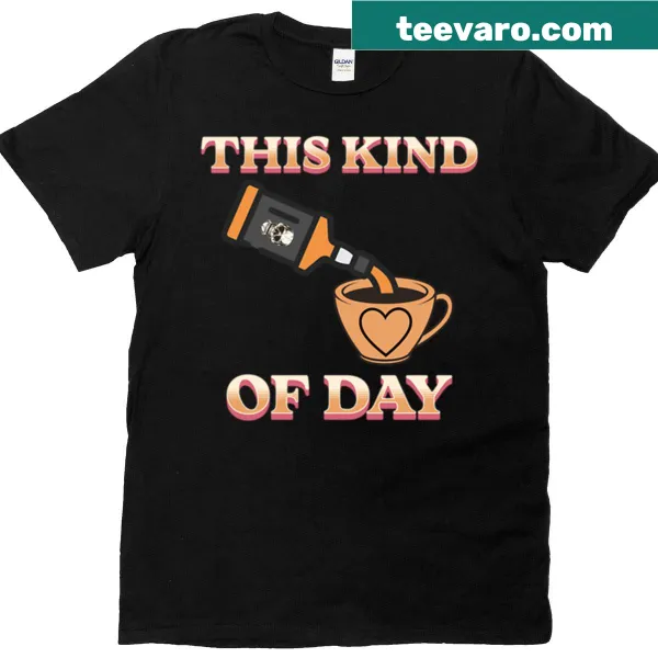 Typography graphic of 'Coffee With A Little Tonic' on T-shirt