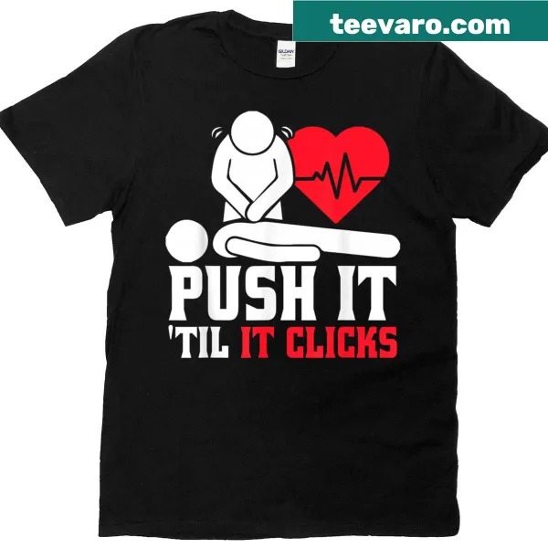T-shirt for CPR instructors with clear typography