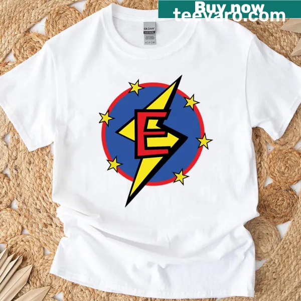 Adorable T-shirt featuring a cute little superhero character design.