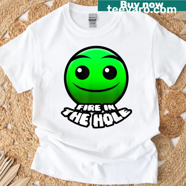 Dynamic video game-inspired graphic on a T-shirt