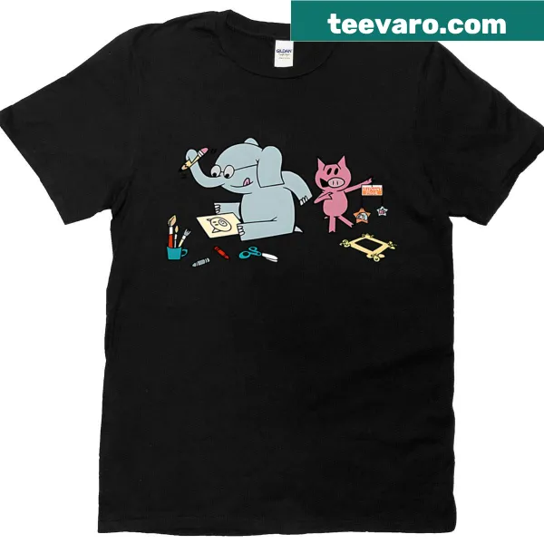 Funny kids logo T-shirt featuring cartoon graphics