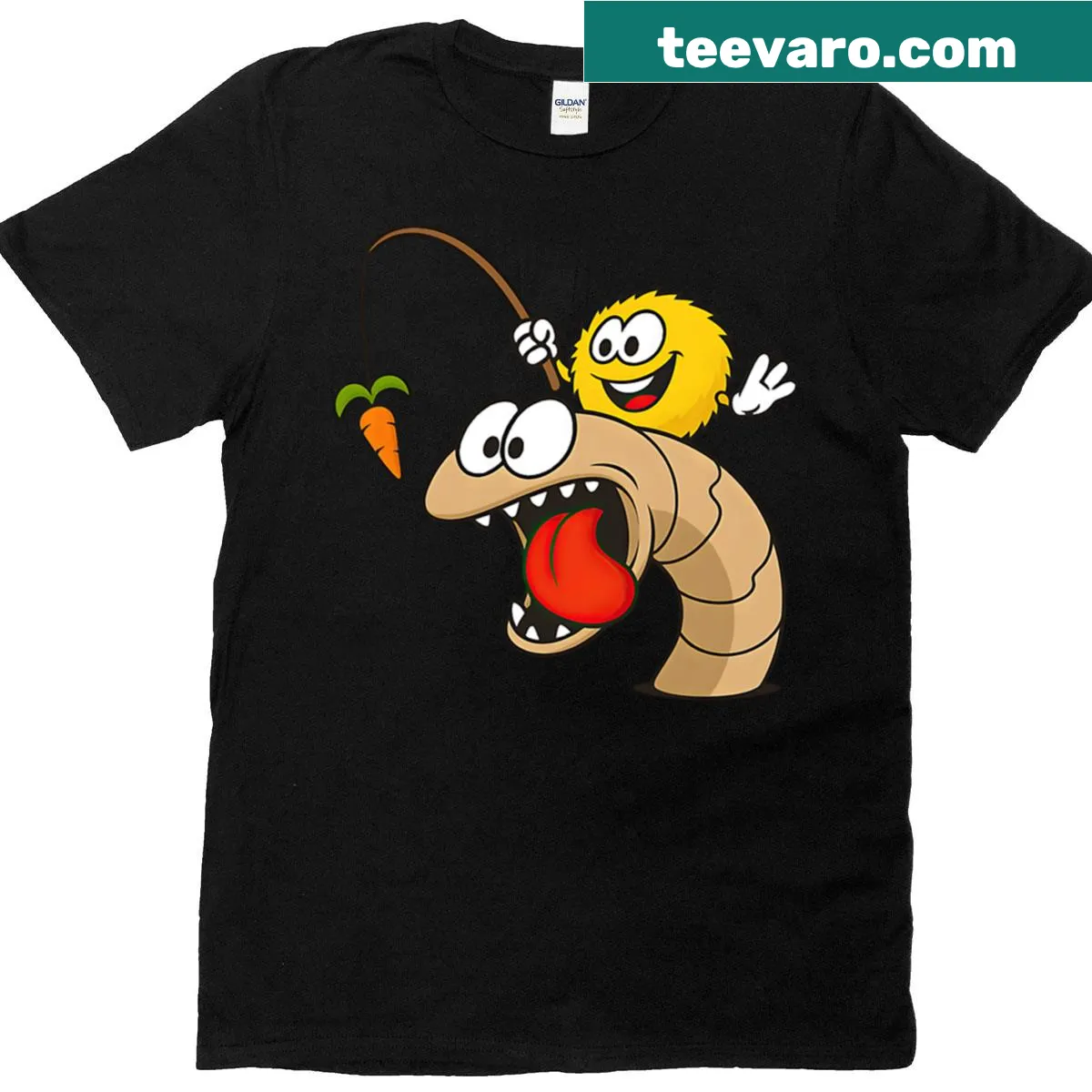 Retro T-shirt featuring characters from the DOS game 'Fury of the Furries' — on a men's t-shirt
