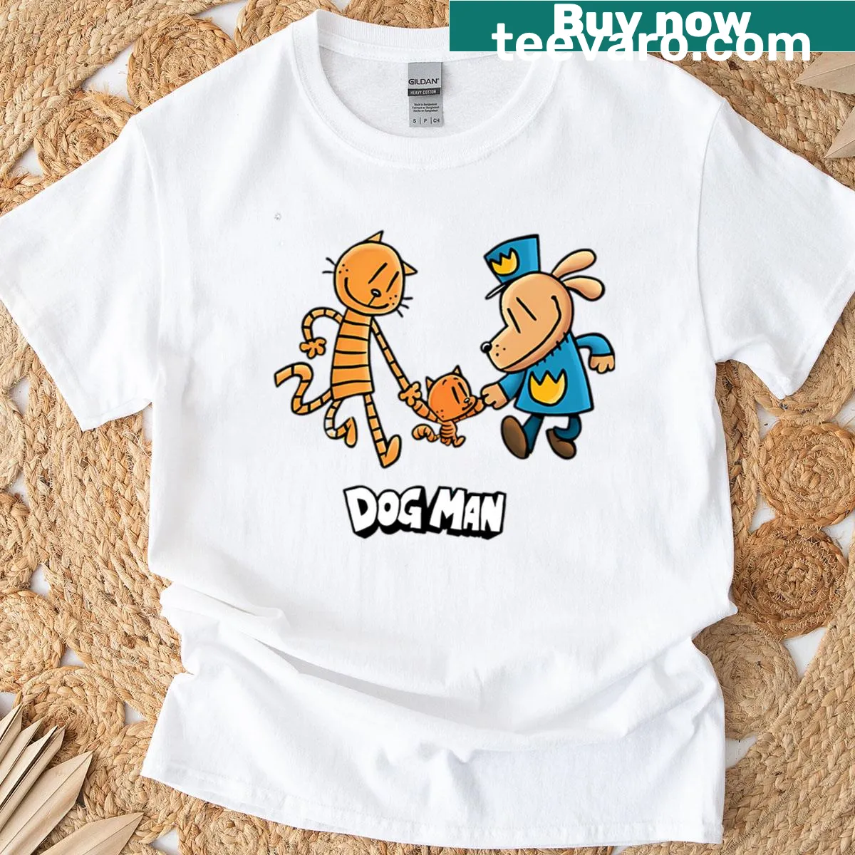 Funny T-shirt featuring animation movie graphics for kids — on a men's t-shirt
