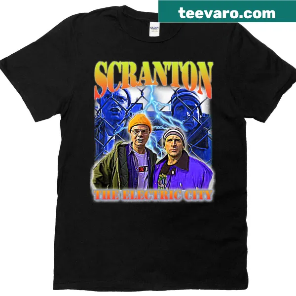 Humorous crab character graphic on a T-shirt featuring the word 'Crabjoys'