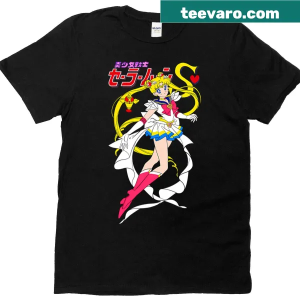 Illustrated Moon Hero T-shirt featuring a cosmic theme