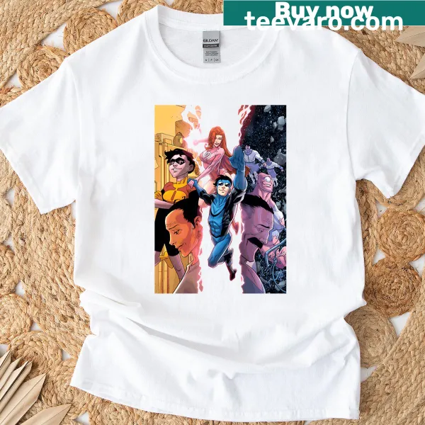Vintage superhero cartoon graphic with text 'Dad: The Real Superhero' for fathers and sons