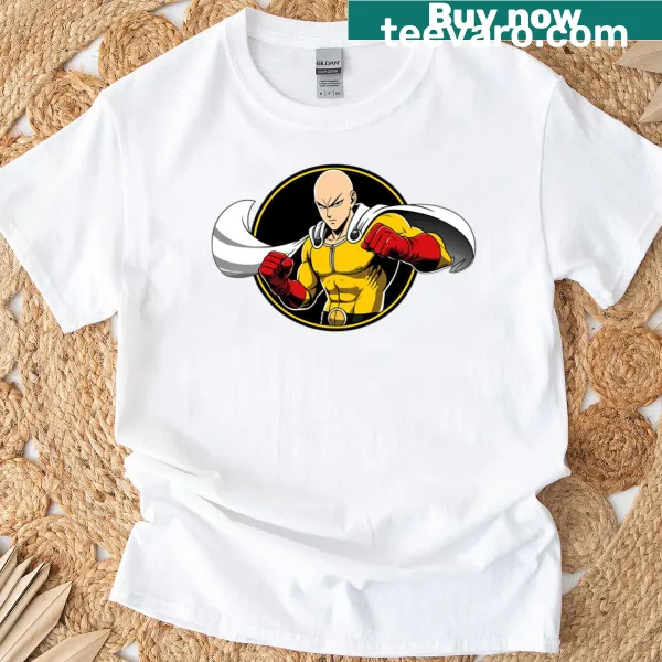 Bold minimalist hero logo T-shirt with clean design