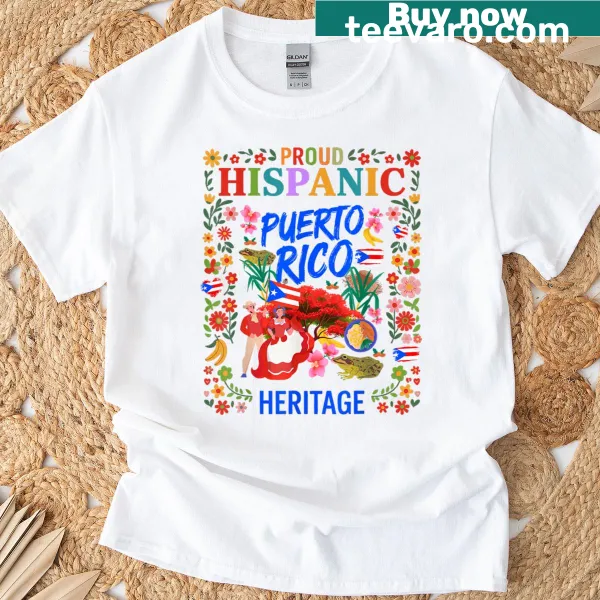 Puerto Rican flag design emphasizing Hispanic heritage for women
