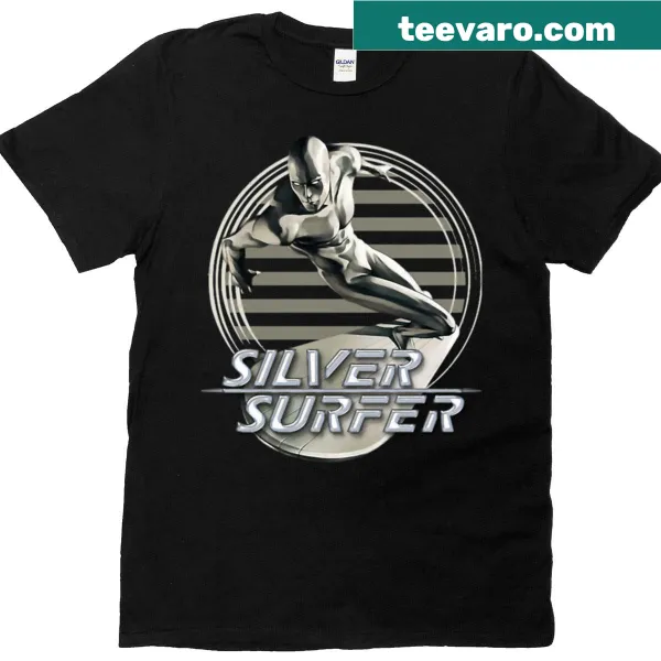 Retro surfer illustration saving the galaxy, playful cosmic design