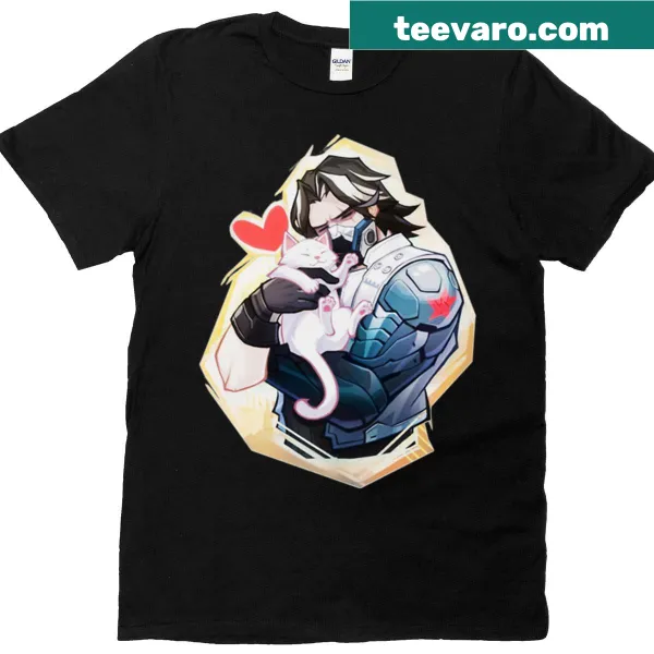 Whimsical fantasy graphic on the Rivals Winter Soldier t-shirt