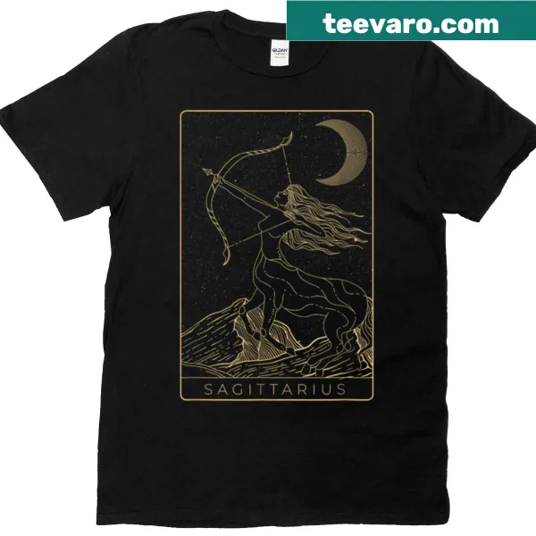 Cartoon zodiac sign Sagittarius A t-shirt for kids