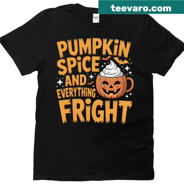 Funny Halloween-themed coffee lover t-shirt