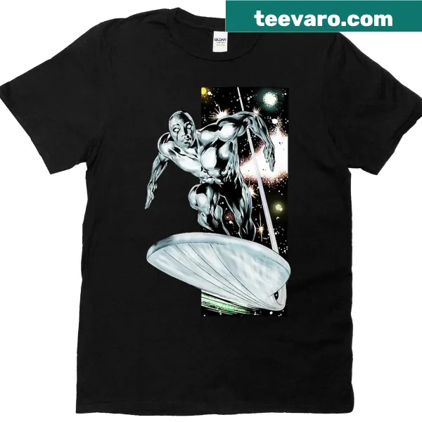 Playful surfing graphic t-shirt for ocean lovers