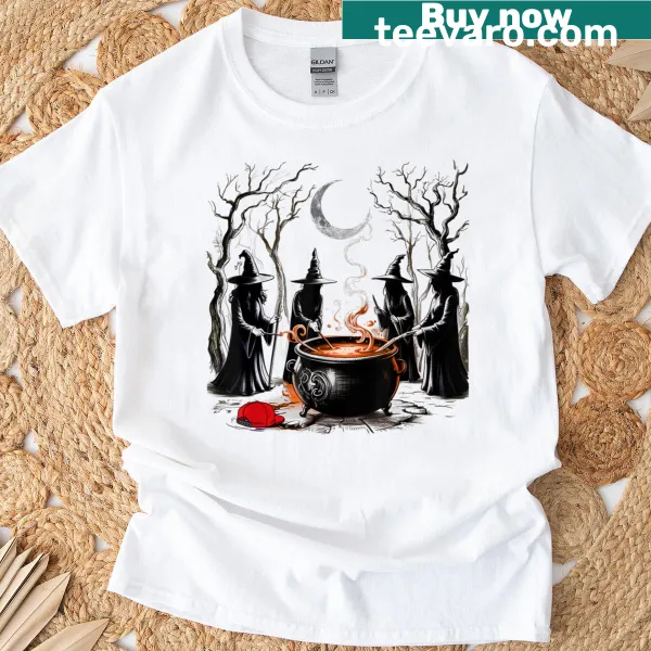 Typographical Halloween t-shirt with a feminist message