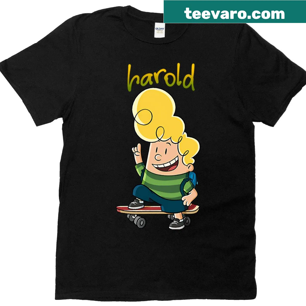 Cartoon retro superhero graphic on a T-shirt — on a men's t-shirt
