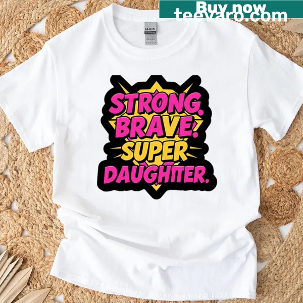 Empowering text design celebrating daughters