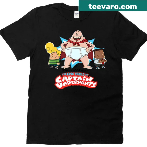 Cartoon superhero comic strip graphic t-shirt