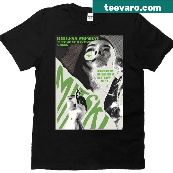 Retro T-shirt celebrating 80s music with a classic singer tour design.