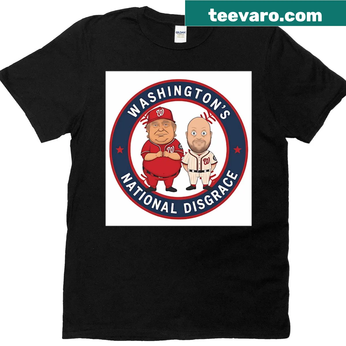 Edgy graphic T-shirt commenting on Washington sports — on a men's t-shirt