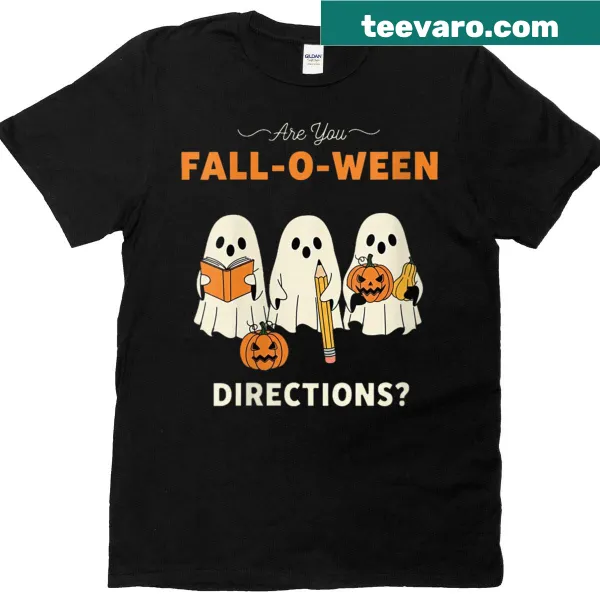 Halloween teacher t-shirt with a ghost design and clever pun
