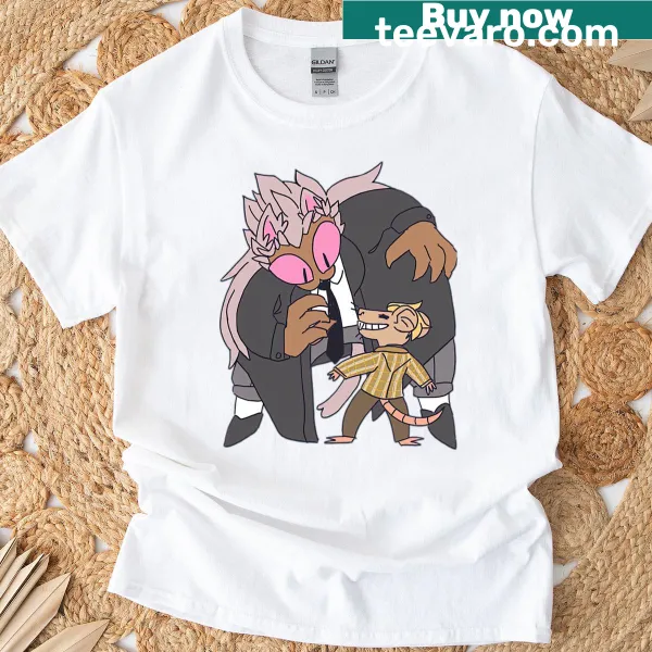 Cute T-shirt with a rat graphic and the phrase 'A Rat’s Best Friend'
