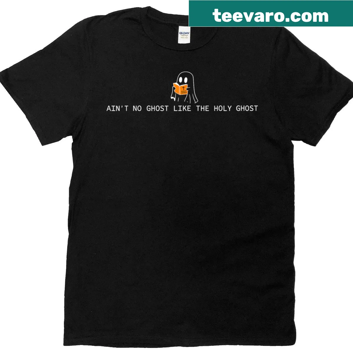 Christian Halloween T-shirt with the phrase about the Holy Ghost — on a men's t-shirt