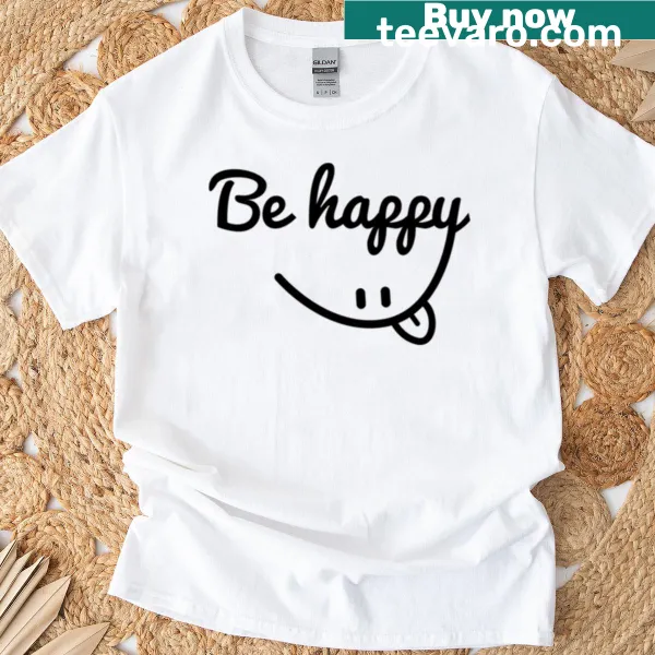 T-shirt featuring an uplifting message in charming typography