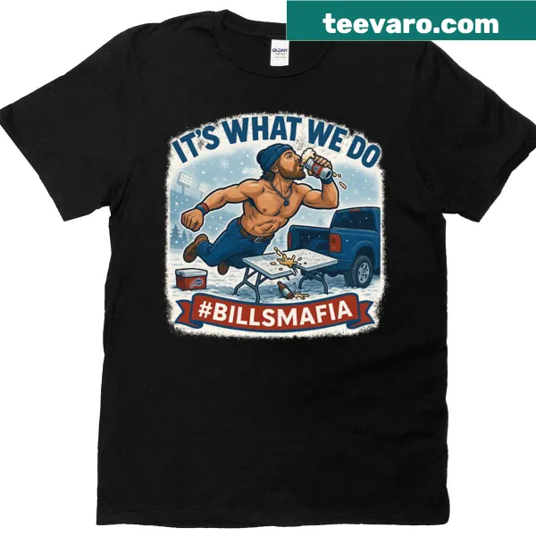 Buffalo Bills fan t-shirt with bold slogan for football fans