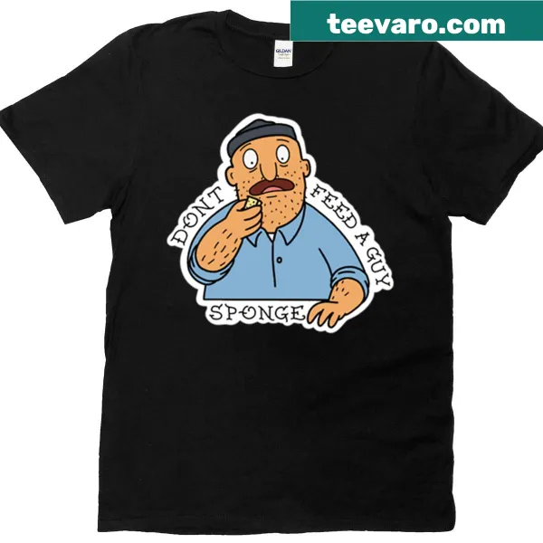 Illustration of Teddy from Bob's Burgers on a t-shirt