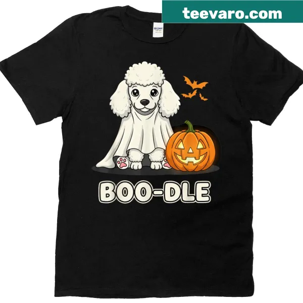 Adorable poodle graphic T-shirt for dog lovers